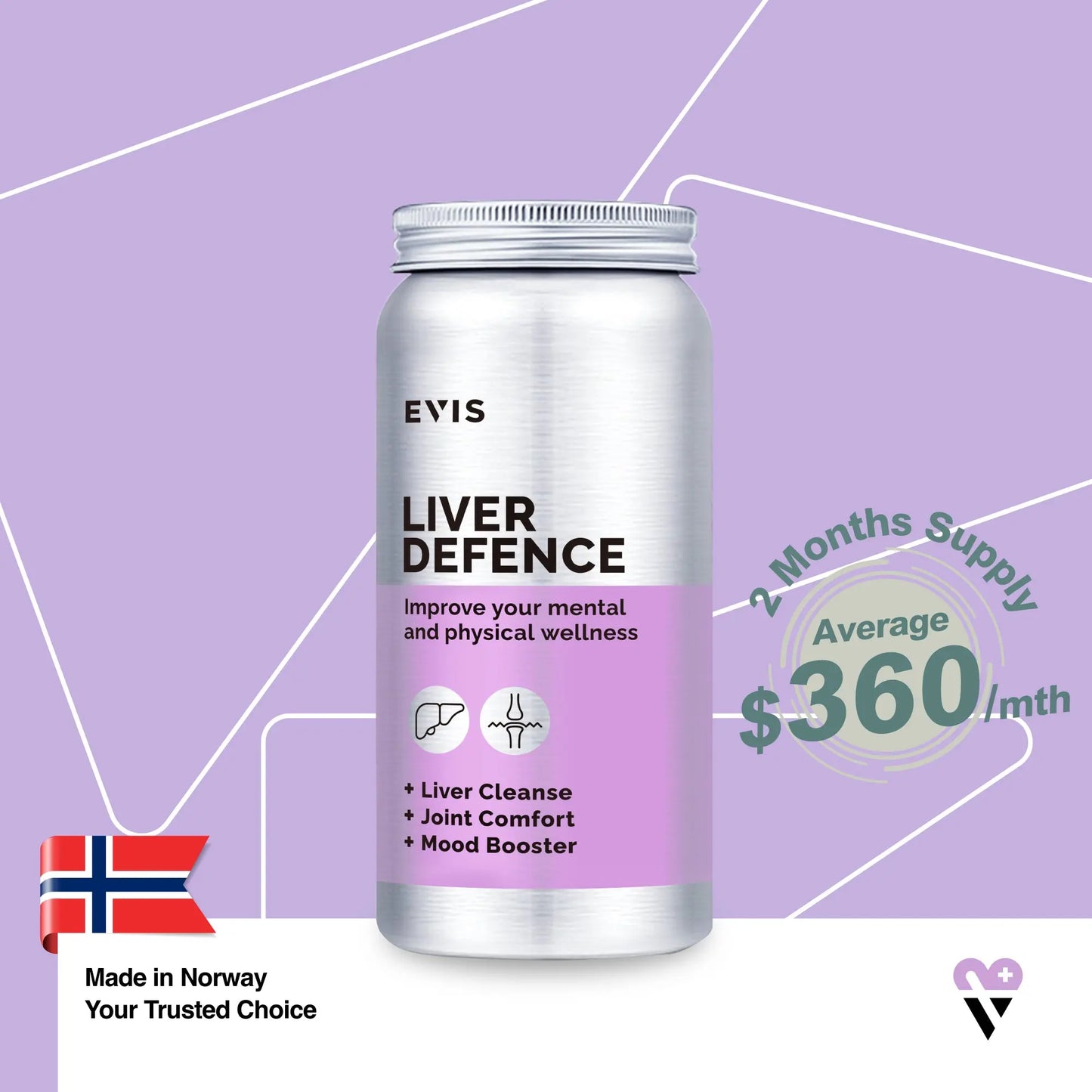 LIVER DEFENCE 護肝勇士 | 60粒裝 2個月份量 EVIS