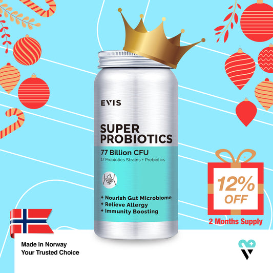 SUPER PROBIOTICS 超強益生菌（77 Billion CFU, 添加益生元）| 60粒裝 2個月份量