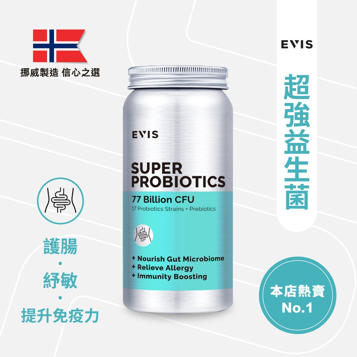 聖誕新年精選 | 强效保健組合（超强益生菌+青蒿素） EVIS